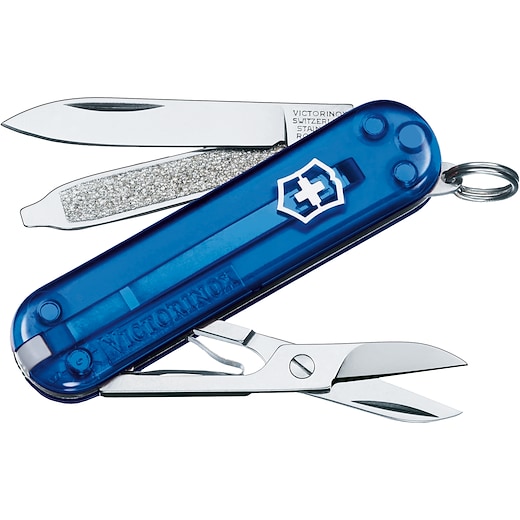 bleu Victorinox Classic - transparent blue