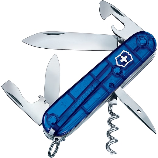 blå Victorinox Spartan - transparent blue
