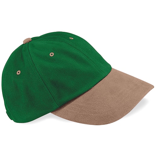 verde Beechfield Vintage - forest green/ taupe