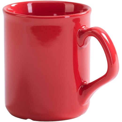 rouge Mug en céramique Samos - rouge