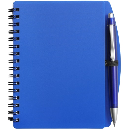 azul Cuaderno Logic A6 - azul