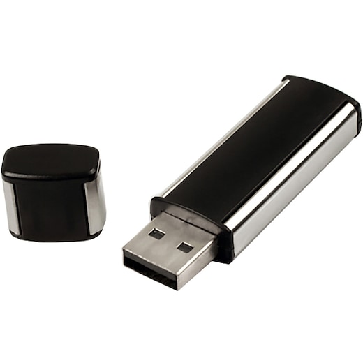 vit USB-minne Buzz - silver/ black