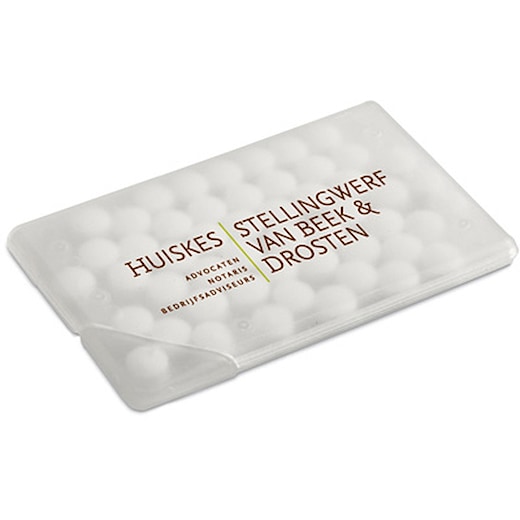 Freshcard Classic - läpinäkyvä valkoinen