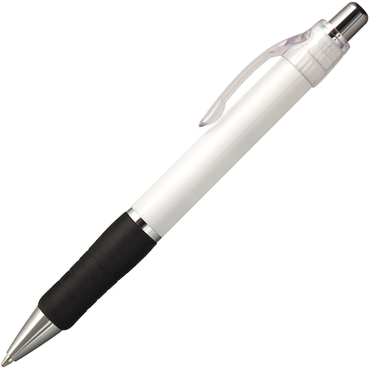 Reklamepenn Max Chrome - white/ black