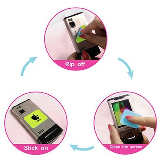 Putsetikett Sticky -