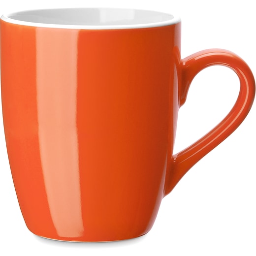 oransje Steingodskopp Extra - orange/ white
