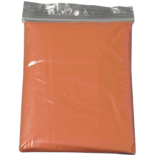 Regnponcho Pop Lager - oransje
