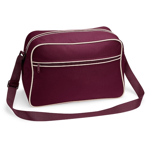 punainen Bagbase Retro - burgundy/ sand