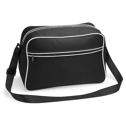 musta Bagbase Retro - black/white