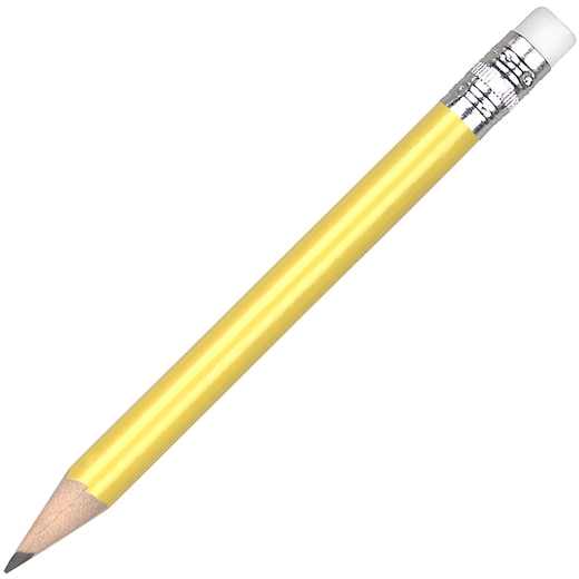 jaune Crayon à papier Mini Eraser - jaune