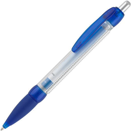 blau Kugelschreiber mit Banner Explore - blau