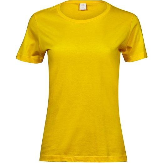jaune Tee Jays Ladies Basic Tee - bright yellow