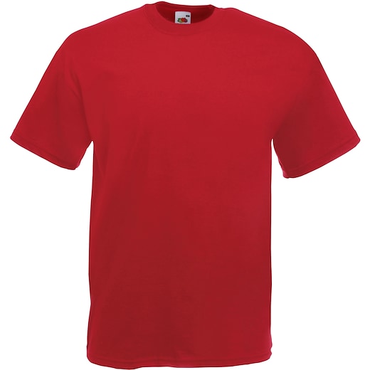 rosso Fruit of the Loom Valueweight T - brick red