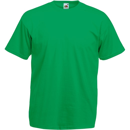 verde Fruit of the Loom Valueweight T - kelly green
