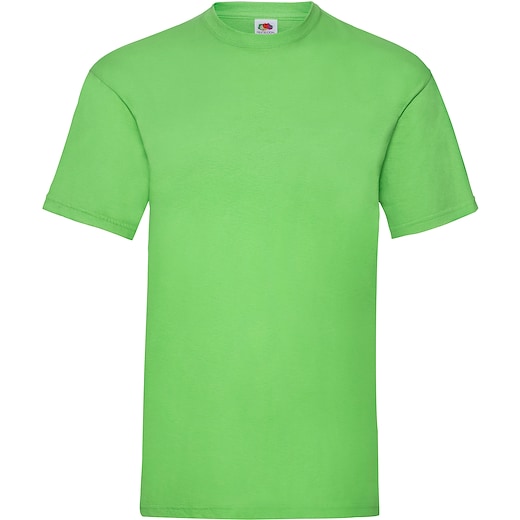 grön Fruit of the Loom Valueweight T - lime