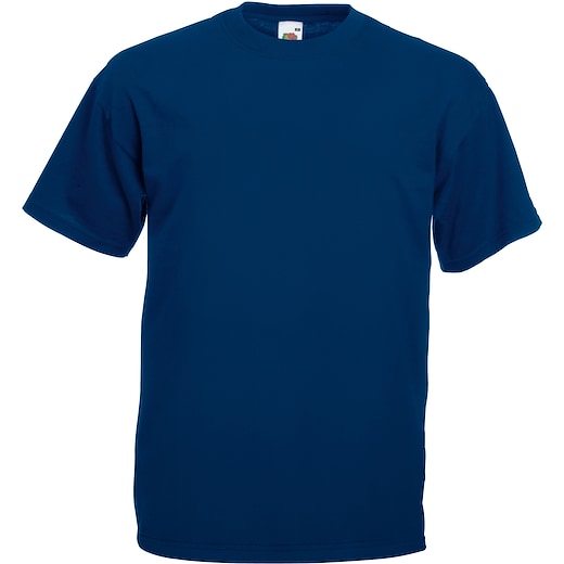 bleu Fruit of the Loom Valueweight T - navy