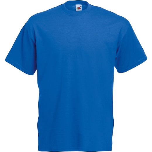 blå Fruit of the Loom Valueweight T - royal blue