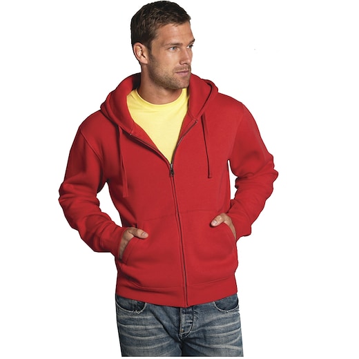 rot Russell Hooded Jacket 266M - classic red