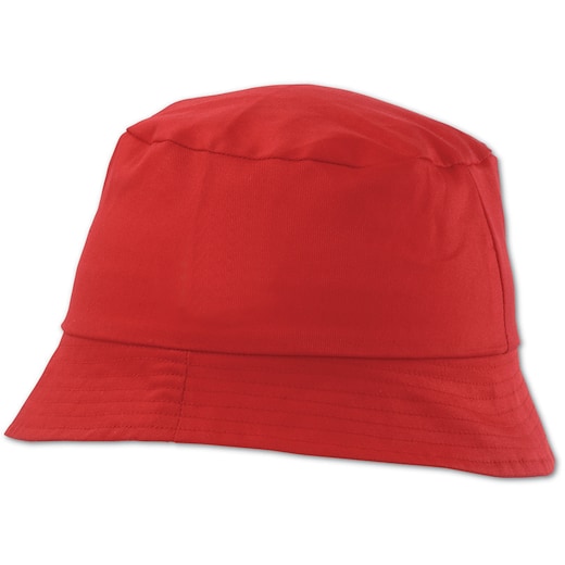 rouge Chapeau contre le soleil Roma - rouge