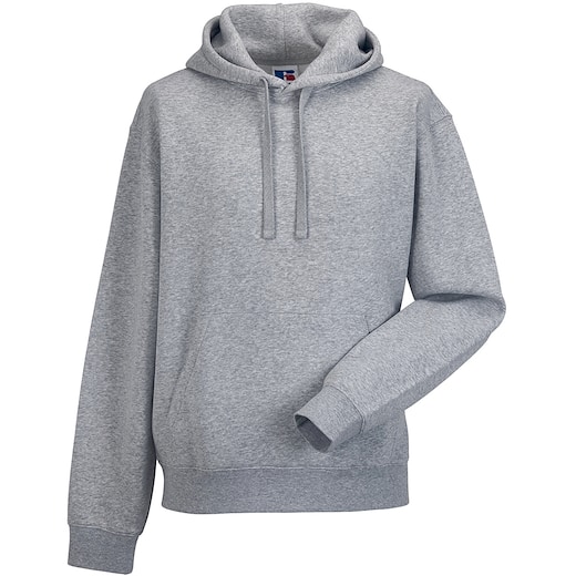 grå Russell Authentic Hooded Sweat 265M - light oxford
