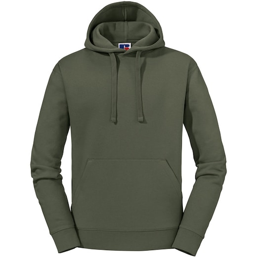 verde Russell Authentic Hooded Sweat 265M - olive