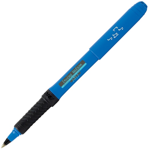 blå Bic Grip Roller Chrome - blue