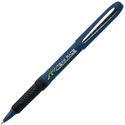 blå Bic Grip Roller Chrome - dark blue
