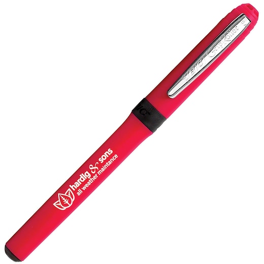 rød Bic Grip Roller Chrome - red