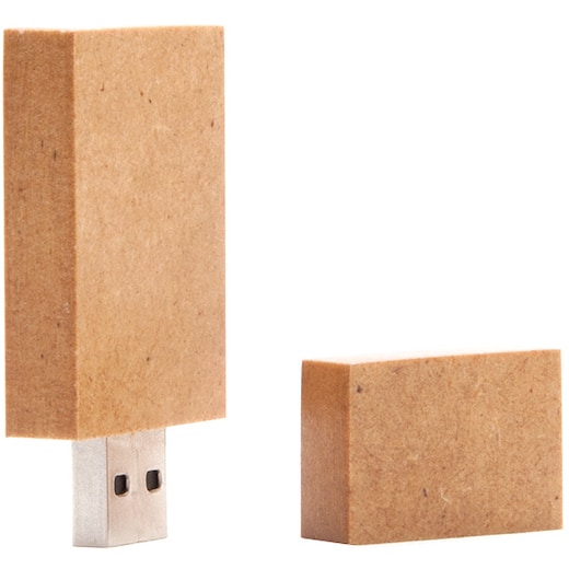 brun USB-minne Sumatra - natural