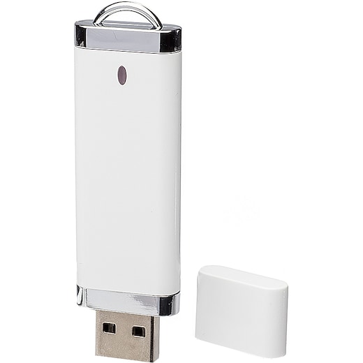 vit USB-minne Piraya Express - white