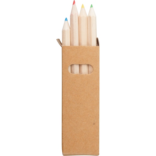 marron Crayons de couleur Laura - bois