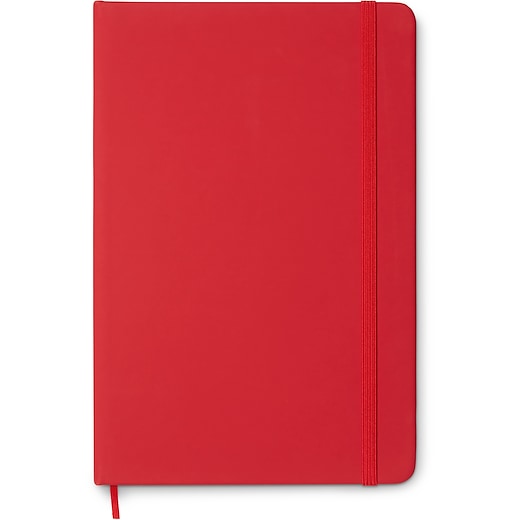 rød Skrivebok Amyra A5 - rød