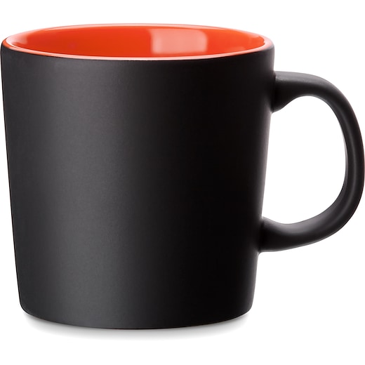 orange Keramiikkamuki Cava Black - orange