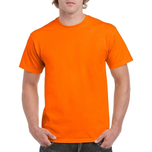 orange Gildan Heavy Cotton - safety orange