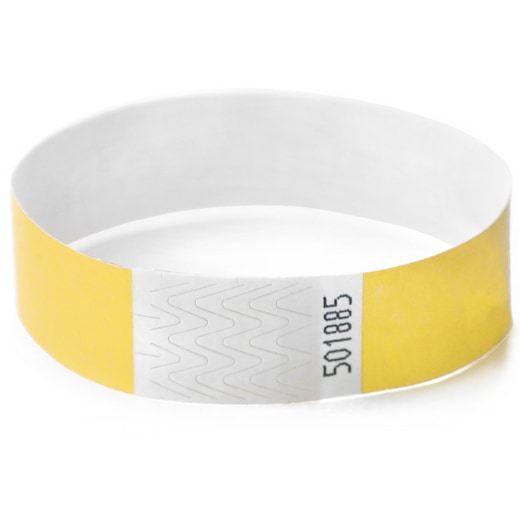 gul Festivalbånd Tyvek 19 mm - gul