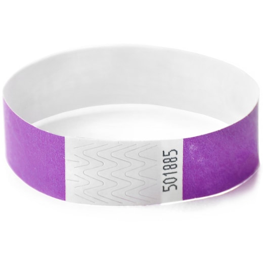 lilla Festivalbånd Tyvek 19 mm - lilla