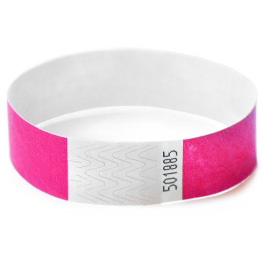 rosa Festivalbånd Tyvek 19 mm - rosa