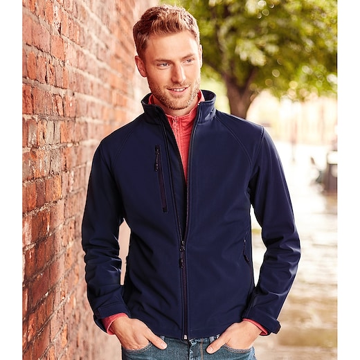azul Russell Soft Shell Jacket Men - french navy