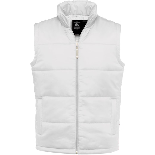 B&C Bodywarmer Men - white