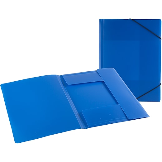 blau Plastikmappe Desktop - blau