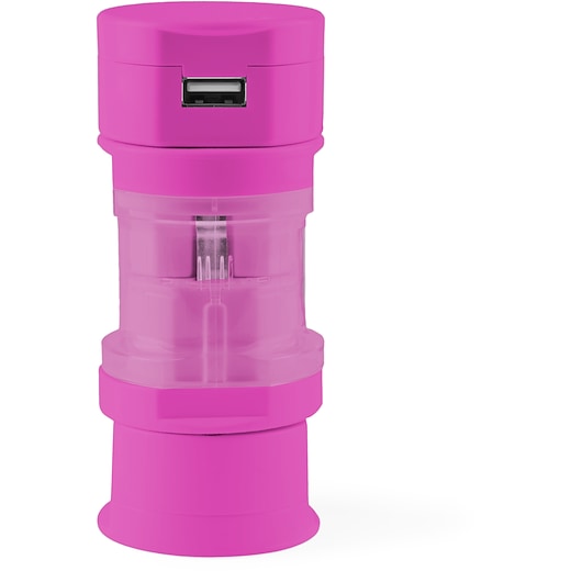 Reiseadapter Universal - rosa