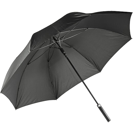 svart Paraply Gent - black