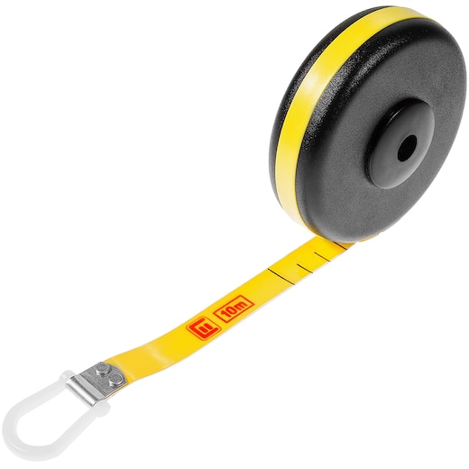 sort Målebånd Flexo 10 m - black/ yellow