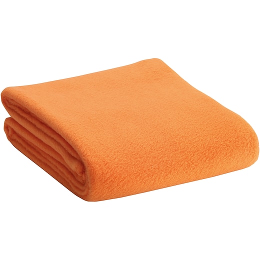 orange Couverture en laine polaire Polar - orange