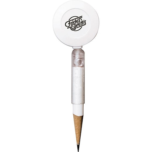 Bolígrafo de golf Hook - blanco