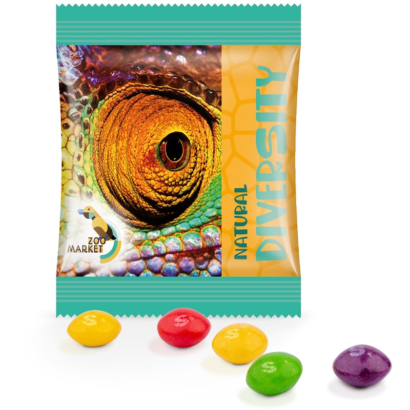 Skittles Fruits Mini Bag, Sacchetto di caramelle (19978)