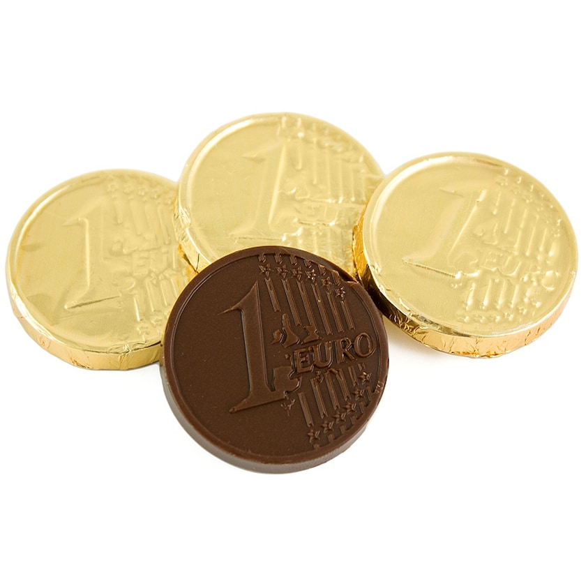 moneta di cioccolato