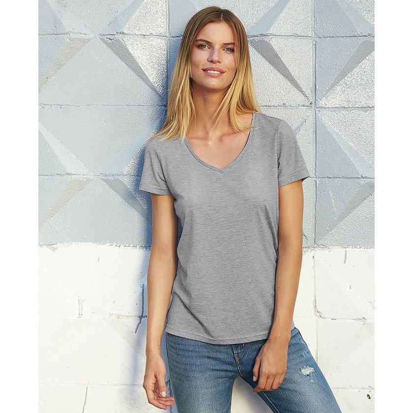 V ringad Dam T shirt med Viskos Profilkläder Axon Profil V ringad Dam T shirt med Viskos Profilkläder Axon Profil